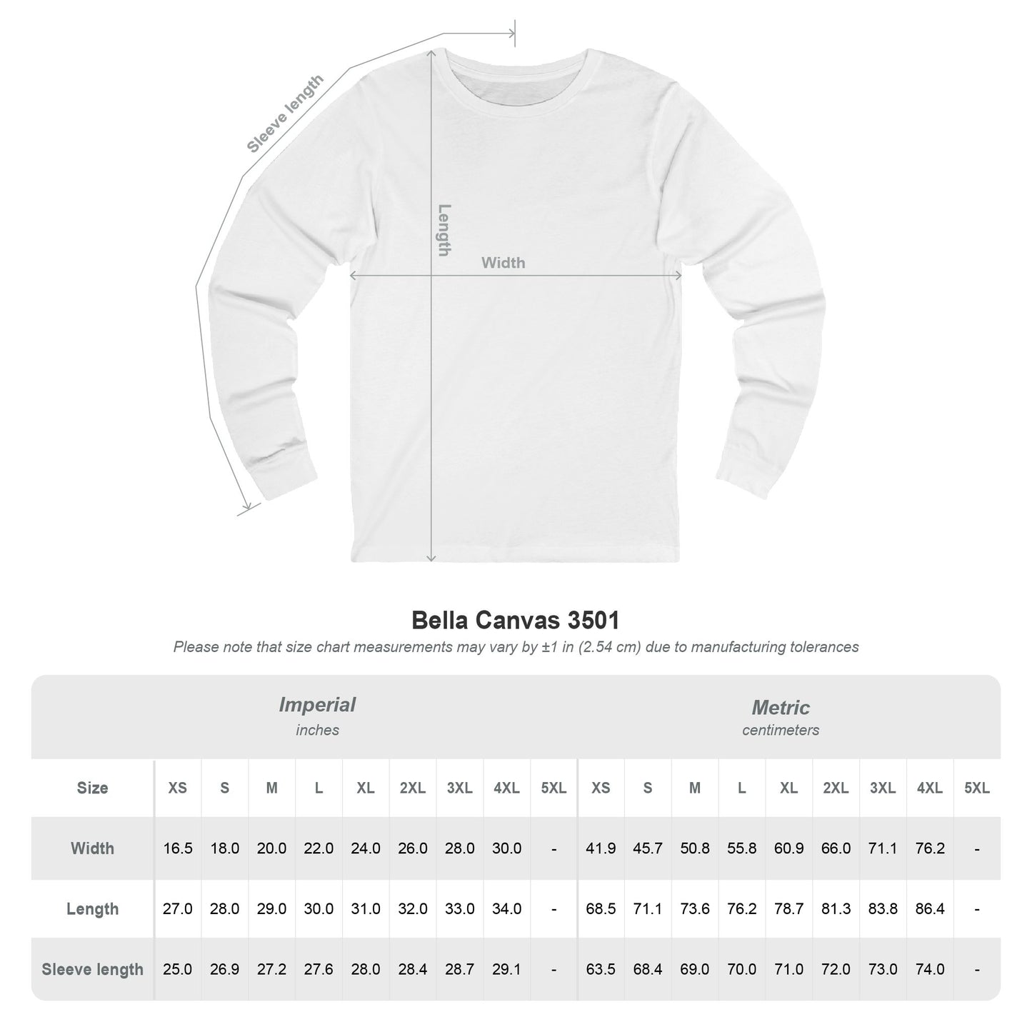 Long Sleeve Tee | Custom Design Mockup Unisex Jersey