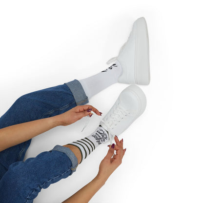 Custom Sublimation Socks | Personalized Crew Socks with 'Place Your Design Here' Print Area