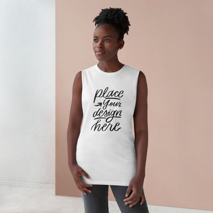 Barnard Tank Top – Customizable Athletic Muscle Tee (Place Your Design Here)