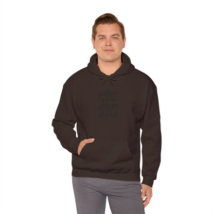 White Custom Hoodie — 'Place Your Design Here' Mockup Pullover