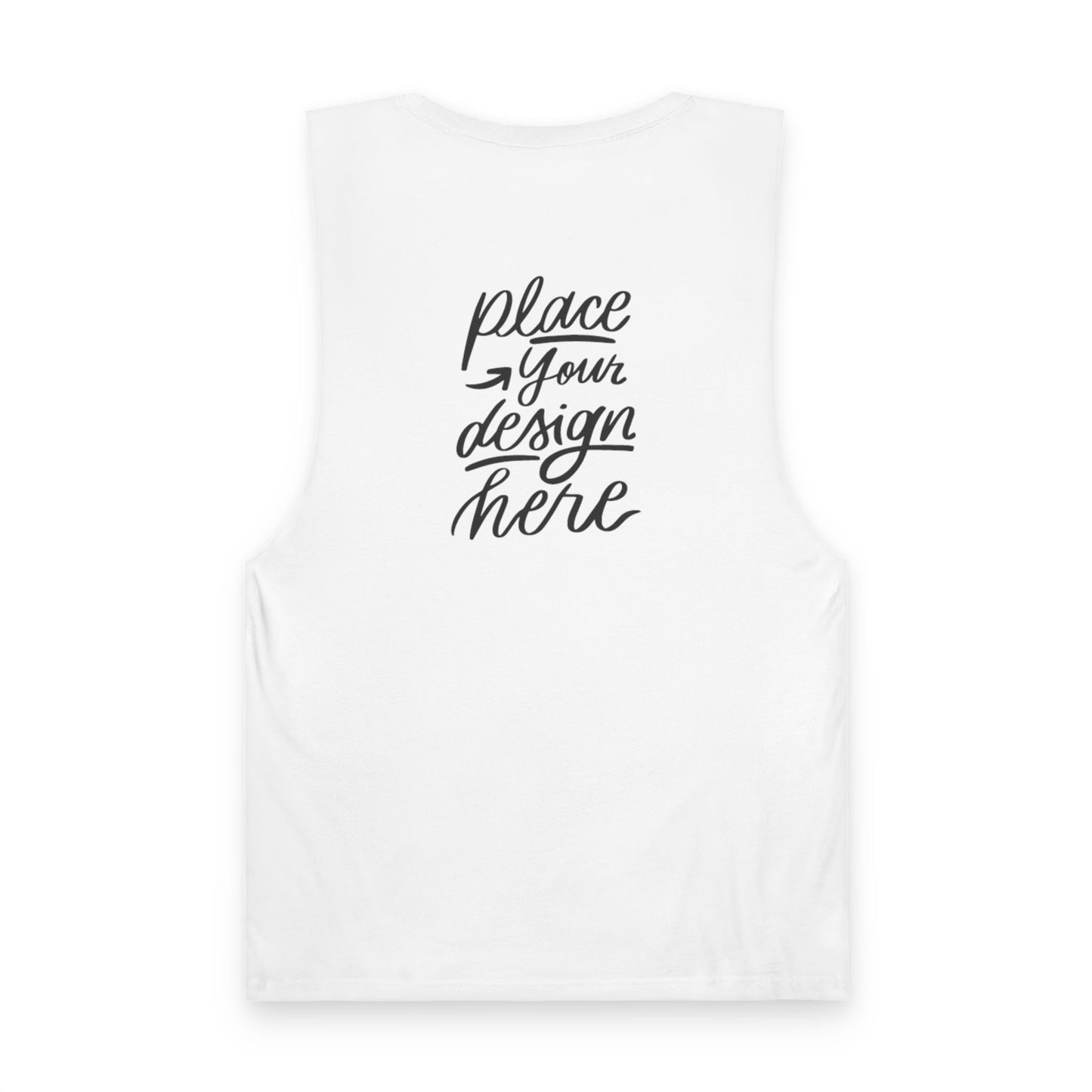 Barnard Tank Top – Customizable Athletic Muscle Tee (Place Your Design Here)
