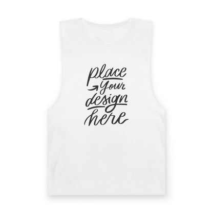 Barnard Tank Top – Customizable Athletic Muscle Tee (Place Your Design Here)