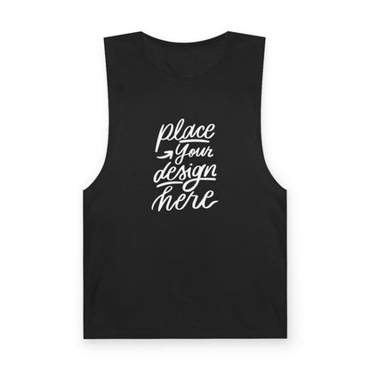 Barnard Tank Top – Customizable Athletic Muscle Tee (Place Your Design Here)