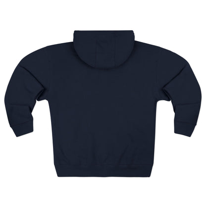 Zip Hoodie — Custom Chest Design Zip-Up Hoodie